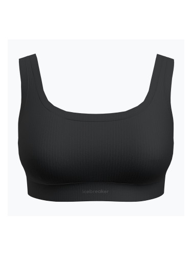 Термо сутиен Icebreaker Merino Rib Lotus black