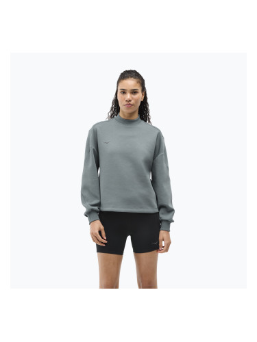 Дамски суитшърт за бягане HOKA Kaitoro Knit Crew slate blue
