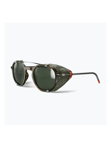 Слънчеви очила Julbo Legacy Polarized полупрозрачни кафяви/каки/оранжеви