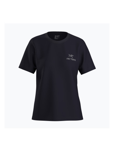 Arc'teryx дамска тениска Kragg Sl Cotton Emblem Crew черна