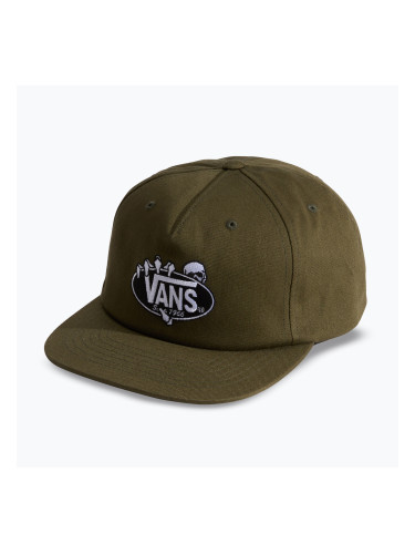 Шапка с козирка Vans Show Off Unstructured mossy olive