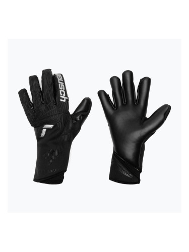 Вратарски ръкавици Reusch Attrakt Duo Strapless black/silver/black