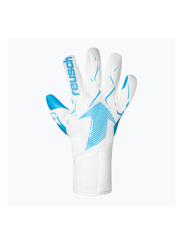 Вратарски ръкавици Reusch Fastgrip Aqua white/aqua blue