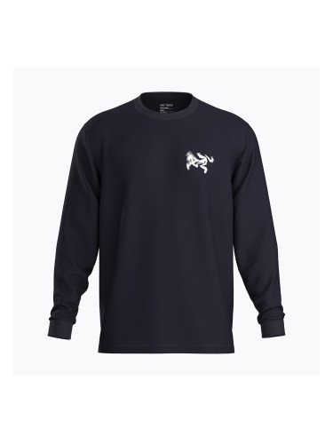 Мъжки дълъг ръкав Arcteryx Kragg SL Cotton Bird Tile black / arctic silk
