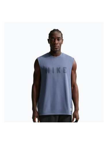 Мъжка тренировъчна тениска Nike Athletic Club Dri-Fit diffused blue/diffused blue