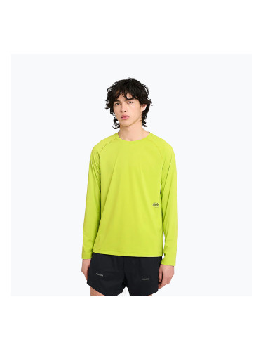 Мъжка блуза с дълъг ръкав за бягане Ciele Athletics DLY lime green