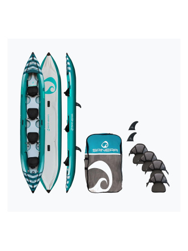SPINERA Hybris 510 тил/бяло/сиво Надуваем каяк за 4 души