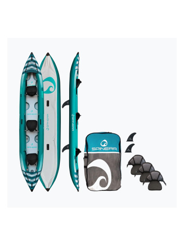 SPINERA Hybris 475 тил/бял/сив надуваем каяк за 3 лица