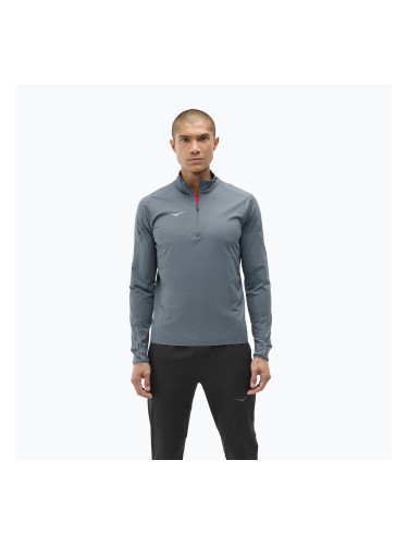 Мъжки суитшърт за бягане HOKA GlideTech Quarter Zip faded navy