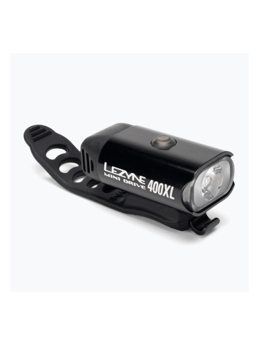 LEZYNE MINI DRIVE 400 usb предна лампа за велосипед черна LZN-1-LED-24F-V204