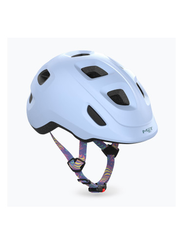 Детска велосипедна каска MET Hooray lilac matt