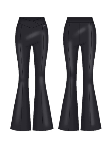 Детски панталон чарлстон в черен цвят Guess