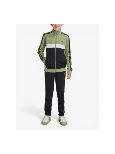 ADIDAS Essentials 3-Stripes Tiberio Track Suit Green/Black