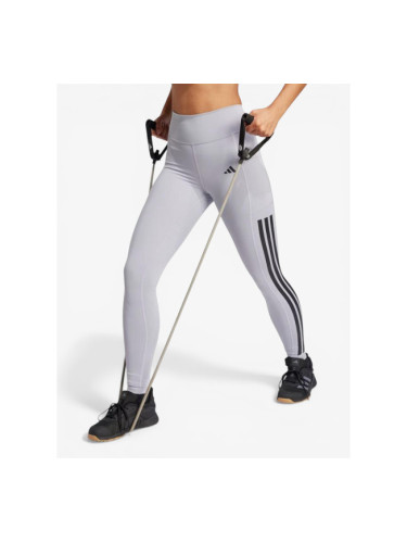 ADIDAS Optimе 3-Stripes Full-Length Leggings Grey
