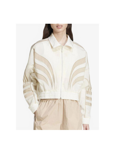 ADIDAS Atlanta Cut Line Loose Nylon Track Top White