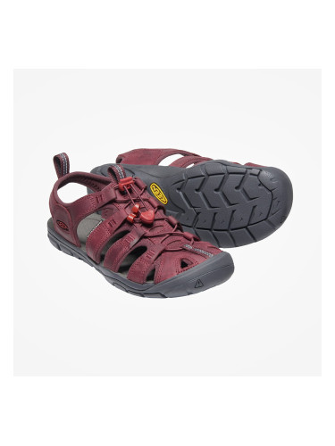 Сникърси KEEN Clearwater Cnx Leather Wine/ Red Dahlia EUR 36