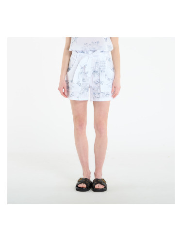 Къси панталони EA7 Emporio Armani Train Costa Shorts Fancy White Embro L