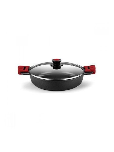 Касерола със Стъклен Капак BRA Premiere A4105 - Ø 28 cm