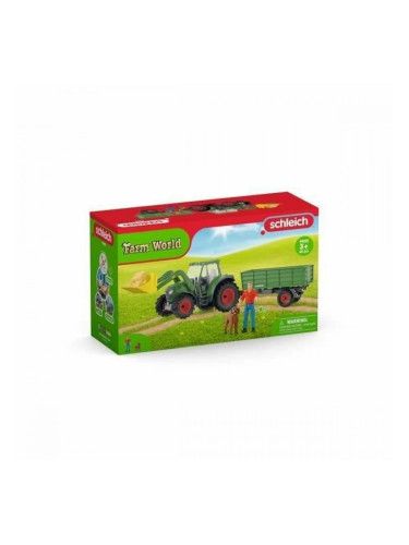 Съчленена Фигура Schleich Tracteur avec remorque