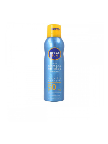 Слънцезащитен спрей Nivea Sun Protege&Refresca Bruma Solar Invisible Spf50 Spf 50 200 ml
