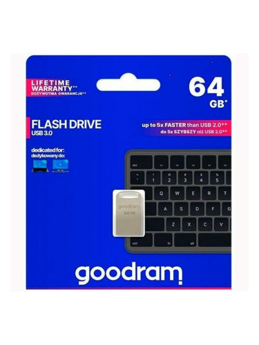 USB стик GoodRam UPO3 Сив Сребрист 64 GB
