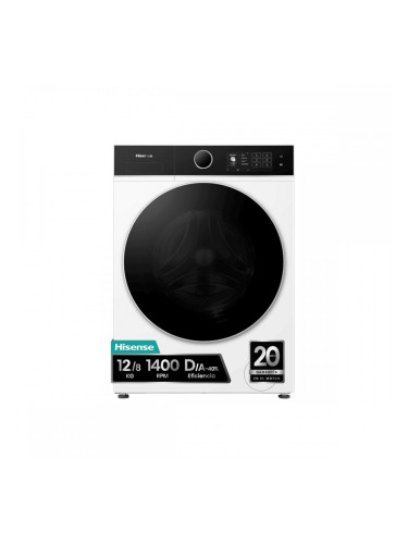 Washer - Dryer Hisense WD5I1245BWR 8 kg 12 kg