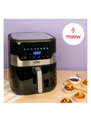 въздушен фритюрник Solac Черен 1700 W 8 L