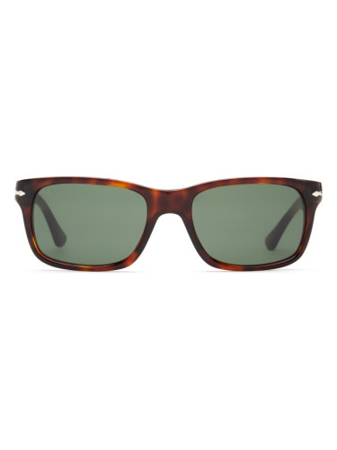Persol PO3048S 24/31 - правоъгълна слънчеви очила, мъжки, кафяви