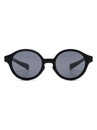 Izipizi Sun Baby Black (за възраст 0-9 месеца) - кръгла слънчеви очила, детски, черни