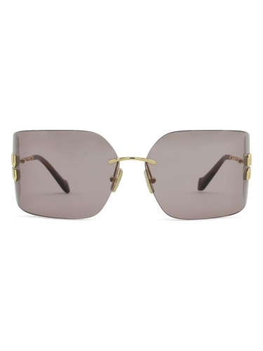 Miu Miu 0MU 54YS 5AK06I 80 - правоъгълна слънчеви очила, unisex, златни