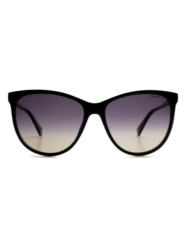 Polaroid PLD 4066/S 807 WJ 57 - квадратна слънчеви очила, дамски, черни, поляризирани