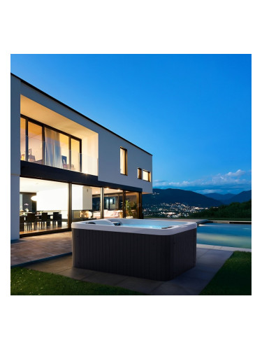 Външно джакузи SPLIT WHITE MARBLE, 175x115x70 см