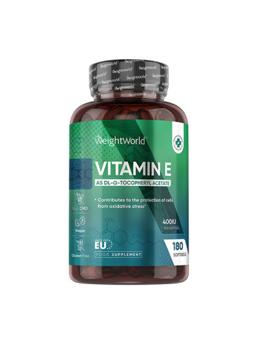 УЕЙТ УЪРЛД ВИТАМИН E капсули 400 IU * 180 
