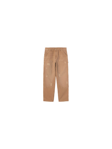 Carhartt WIP Double Knee Pant 'Dearborn' Canvas Мъже - Панталони Carhartt WIP - Кафяв - I036274_HZ_B7-32-32 - Size: 32-32