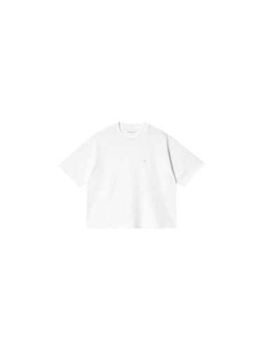Carhartt WIP W S/S Chester T-Shirt White Жени - Тениски Carhartt WIP - Бял - I030656_02_XX-L - Size: L