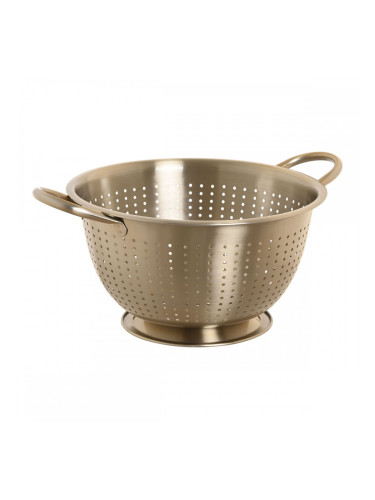 Преса за изцеждане на пране Home ESPRIT Златен Неръждаема стомана Алуминий 24 x 24 x 19 cm