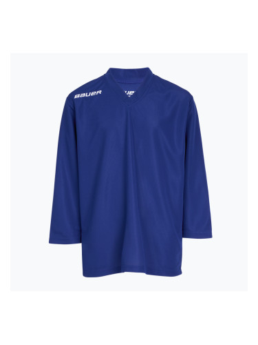 Детска блуза с дълъг ръкав за хокей Bauer Flex Practice Jersey Jr white