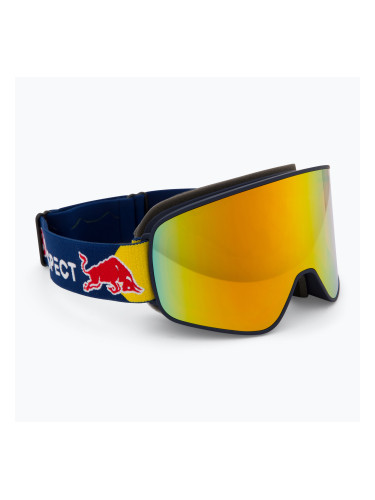 Скиорски очила Red Bull SPECT Rush blue/red snow - orange with red mirror