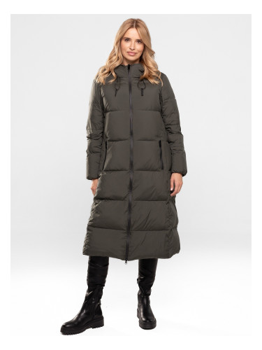 Дамско дълго ватирано яке