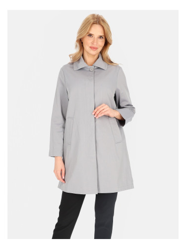 Дамско преходно палто с един ръкав и яка