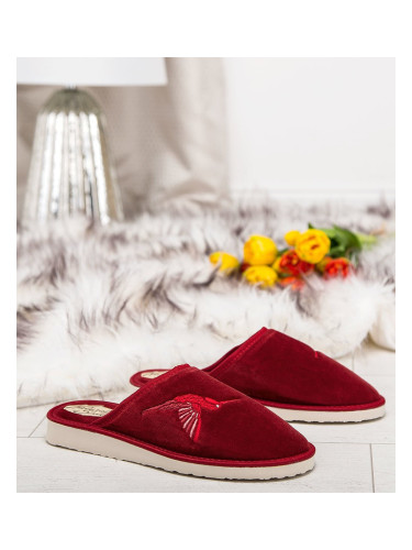 Дамски чехли Natural Style NS-038 Бордо