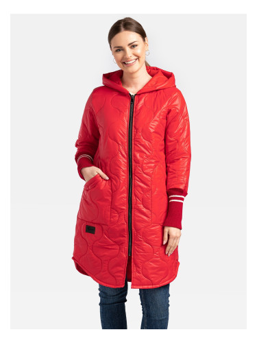 Дамско преходно яке PERSO с плетени маншети