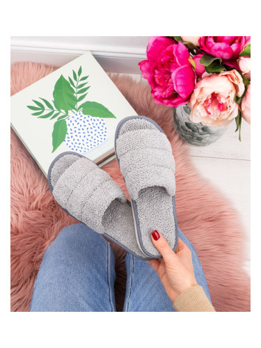 Дамски чехли Natural Style NS-047 сиви