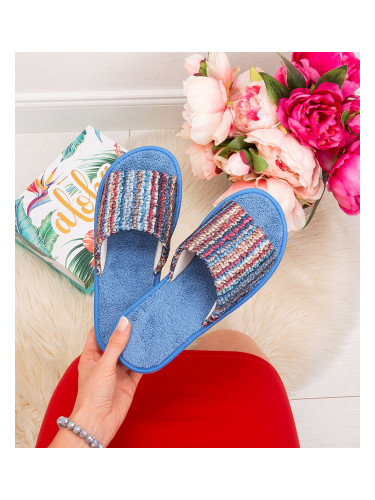 Дамски чехли Natural Style NS-074 сини