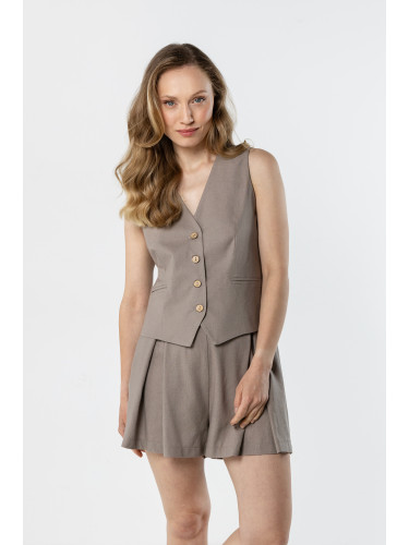 Дамски ленен елек Awama