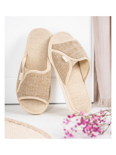 Дамски чехли Natural Style NS-007 бежови