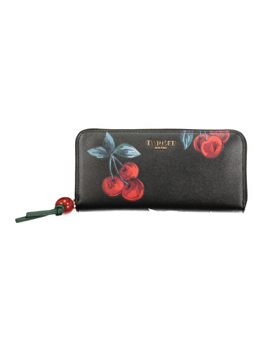 Дамски черен портфейл