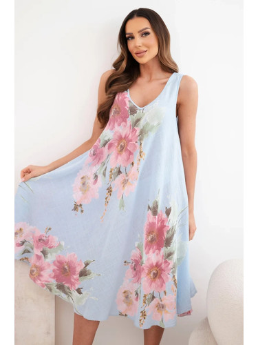 Дамска рокля Kesi Oversized с флорален мотив