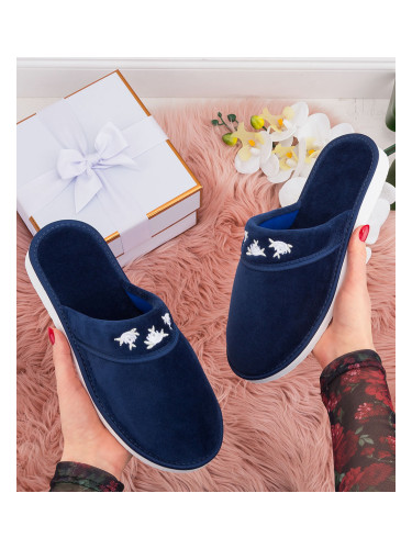 Дамски чехли Natural Style NS-059 сини