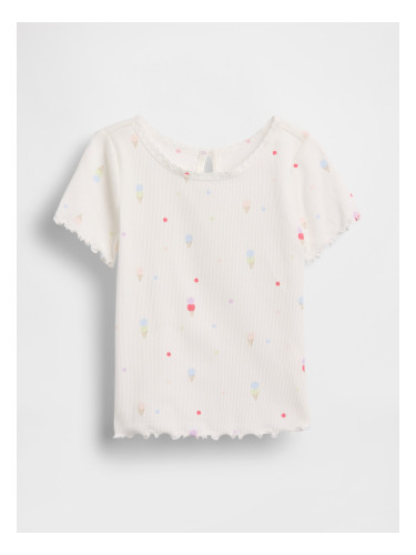 Детска оребрена тениска GAP